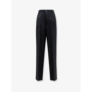 Laneus Men Viscose And Linen Trousers
